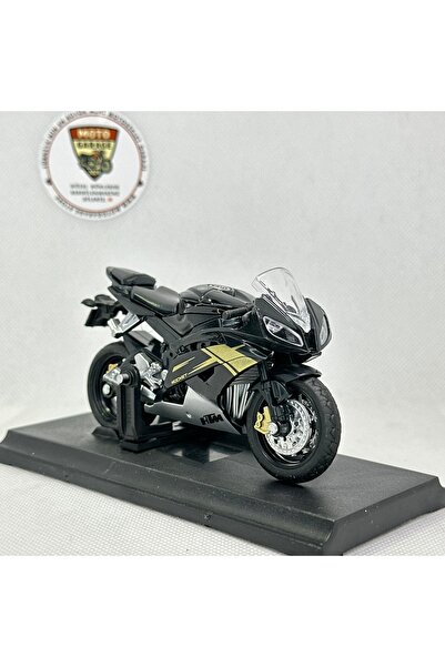 MotoGarage Yamaha R6 1:18 Diecast Model Motosiklet – Standlı, Metal Gövde, Ko...