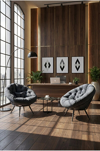 AVYNA Lyora Premium 2’li Berjer Tekli Koltuk & Yatak Olabilen Minder | Dönüşe...