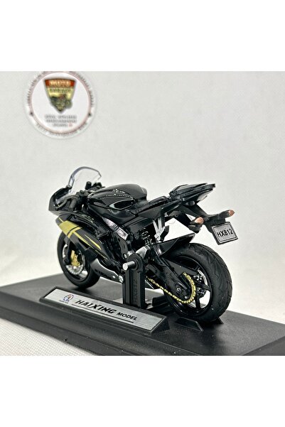 MotoGarage Yamaha R6 1:18 Diecast Model Motosiklet – Standlı, Metal Gövde, Koleksiyonluk & Hediyelik