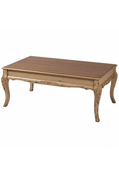 Masifart Ovis Nil Rustik Oymalı Orta Sehpa