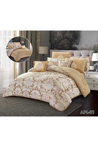 ALMIAAD King size summer double bed sheet set consisting of 8 pieces, size 24...