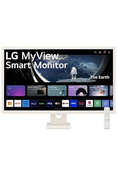 LG Monitor LED IPS inteligent 32SR50F-W, 32", Full HD, 60Hz, HDR10, alb