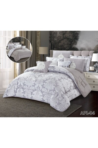 ALMIAAD King size summer double bed sheet set consisting of 8 pieces, size 24...