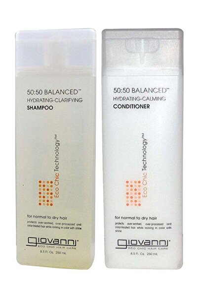 Giovanni 50:50 Balanced Shampoo and Conditioner - 2 x 250ml