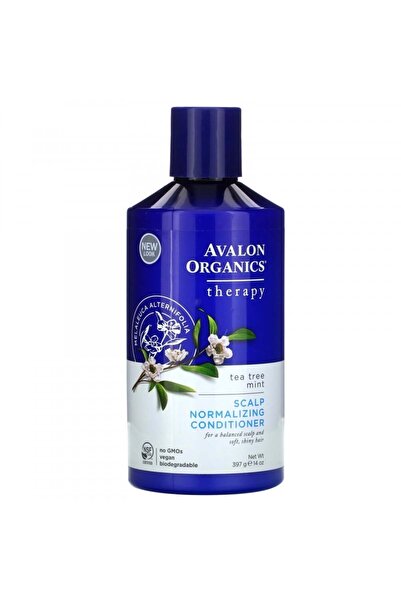 Avalon Organics بلسم فروة الرأس والشعر بالنعناع وشجرة الشاي - 397 جرام