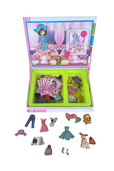 OEM Magnetic Princess Dress Up theme book for children – Puzzle with 73 magnets