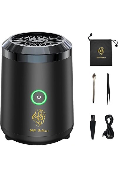 Generic مبخرة بخور محمولة قابلة لإعادة الشحن - مبخرة بخور كهربائية عالية السر...