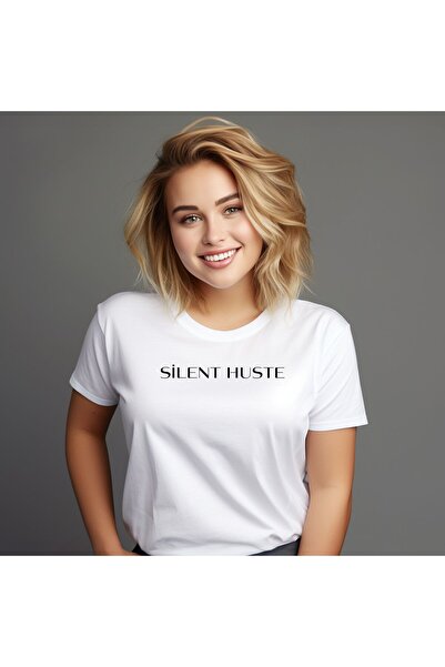 playwear Tricou unisex SİLENT HUSTE - SESSİL ŞİFTY HUSTLE WRITING Collection ...