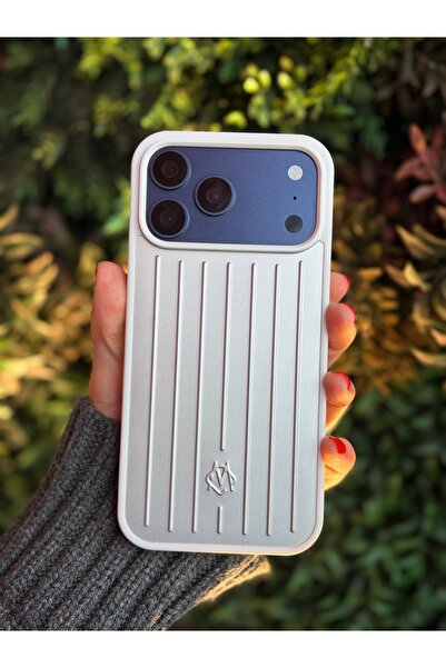 daystar حافظة هاتف فضية فاخرة مخططة خاصة متوافقة مع آيفون 17 برو