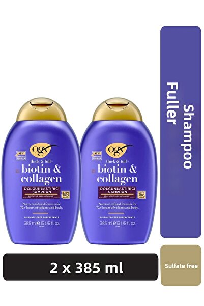 OGX Biotin and Collagen Shampoo for Thicker Hair - 385ml x 2 pieces Lstlkkzmt75k