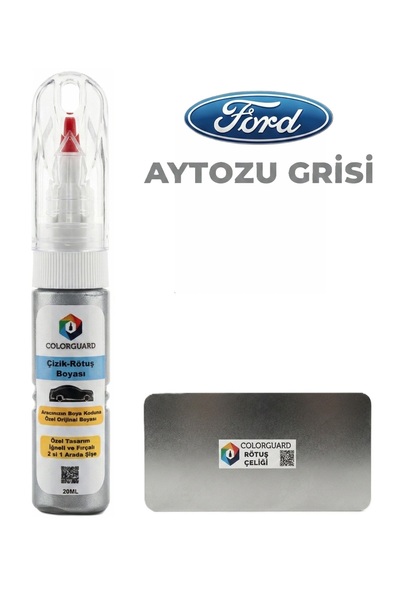 COLORGUARD Ford Aytozu Grisi 2 in 1 Özel Tasarım Şişe Rötuş Boyası ve Profesy...