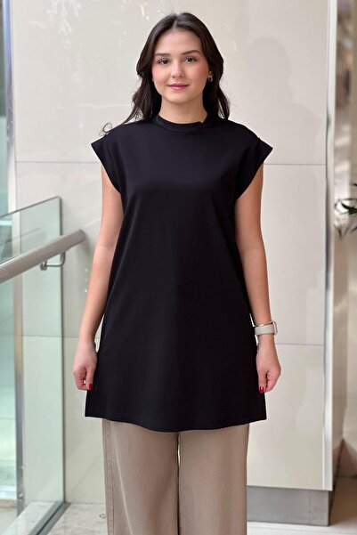 Mahal Zero Neck Sleeveless Undershirt Tunic