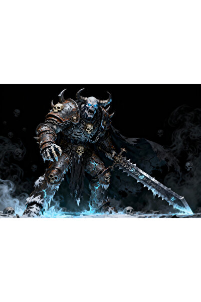 VeliumCraft Tablou Canvas Lich Commander, 90 x 60 cm, colectia VeliumHeroes, ...
