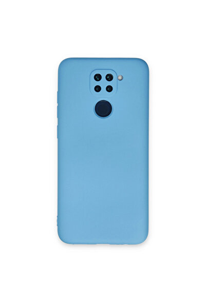 eco port حافظة ريدمي نوت 9 من السيليكون المخملي النانو - أزرق