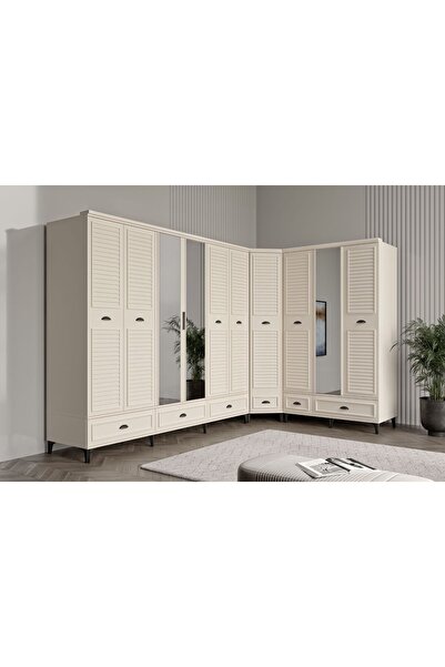 Doressa Home Char Moon Köşe Gardırop