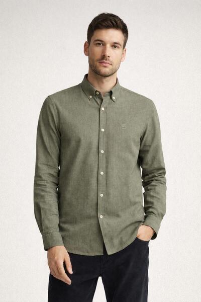 Anelli Ruby Keten Kırışmayan Yumuşak Dokulu Gömlek