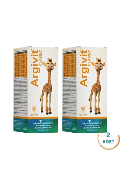 Argivit Classic Multivitamin Syrup 150 ml 2 Pieces