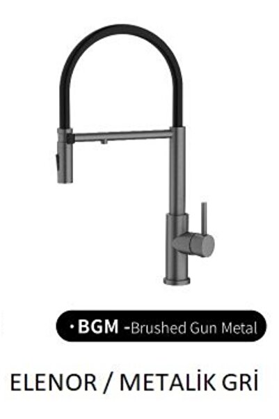 Rico ELENOR ARITMALI GUNMETAL GRİ RENK EVİYE BATARYASI