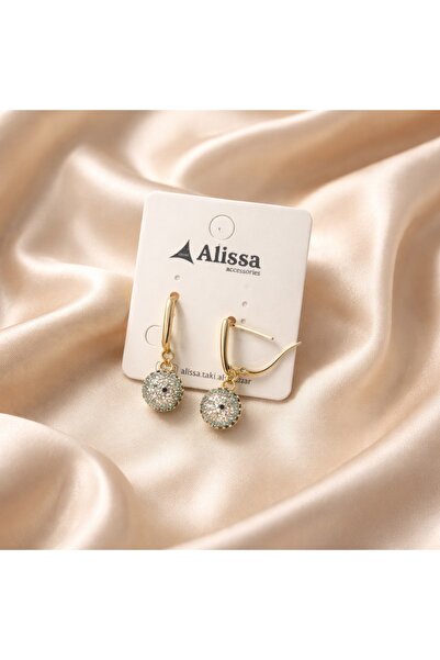 Alissa Accessories ALİSSA VİP XUPİNG KÜPE 14K GOLD KARARMAZ ALERJİ YAPMAZ
