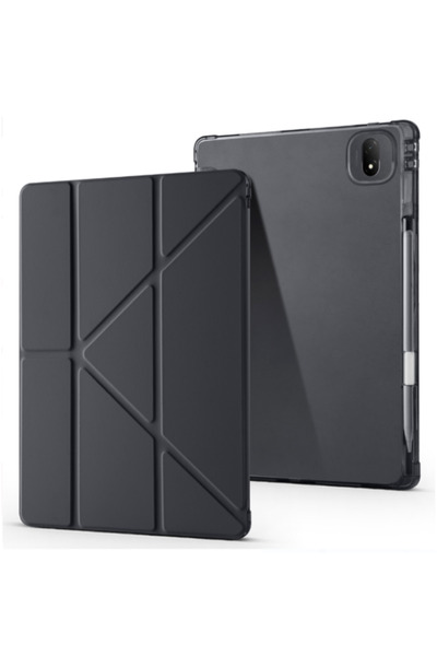 Fuchsia حافظة تابلت ثلاثية الطي مع حامل ومقصورة للقلم ووضع السكون، متوافقة مع...