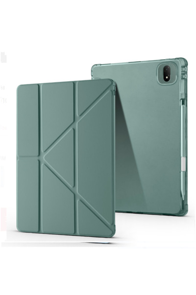 Fuchsia Trifoldable Tablet Case with Pen Compartment and Sleep Mode Stand, Co...