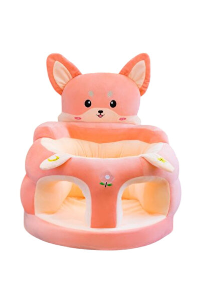 Krista Fotoliu pluș pentru bebeluși cu șezut din burete - Coral fox