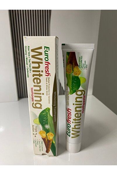 Farmasi Eurofresh Whitening Aloe Veralı Misvaklı Diş Macunu 50g