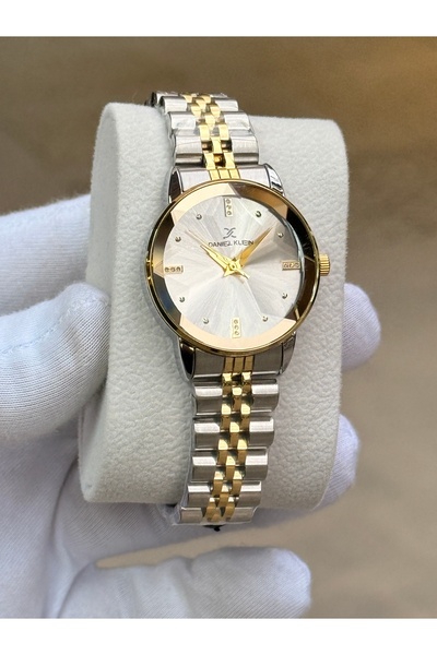 Daniel Klein Kadın Kol Saati Premium Serisi Altın Ve Çelik Renkli Kadın Kol S...