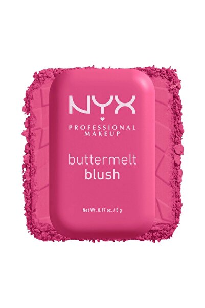 nyx cosmetics بودرة أحمر الخدود بنكهة الزبدة الذائبة رقم 07، تدوم طويلاً (12 ...