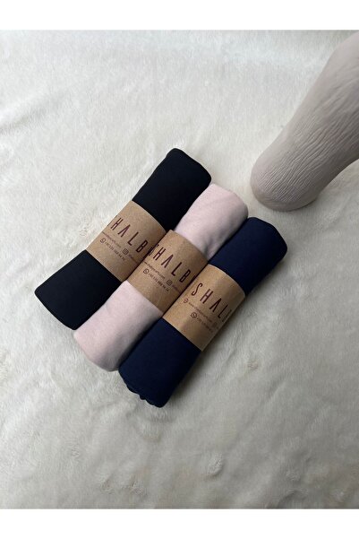 shalby Hijab Combed Cotton Shawl (Set of 3) Jersey Fabric