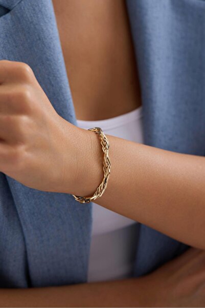 Arpaş 14 Ayar Altın Sarmal Bileklik