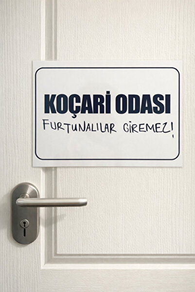 Pankart Evi TBD Koçari ODA KAPI SÜSÜ - Furtuna Köy Tabelası PVC Kaplama