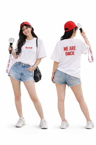 puolikuu Tricou oversize imprimat Arirang World Tour BTS