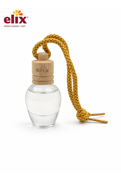 Elix معطر جو معلق للسيارة، أسود اللون، برائحة منعشة، خالٍ من الكحول، مقاوم لل...