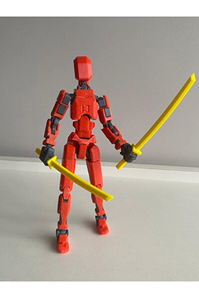 printx 16cm Oynar Eklemli Robot Adam ve Aksesuarları