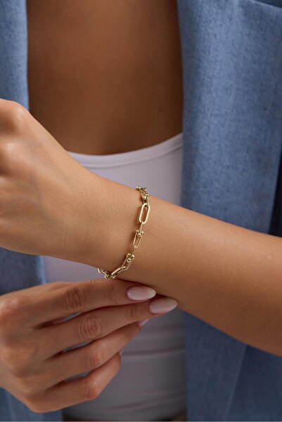 Arpaş 14 Ayar Altın Ataç Bileklik