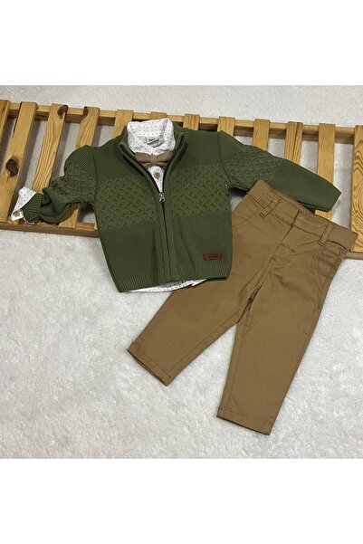 togi fermuarlı saç örgülü 3'lü takım