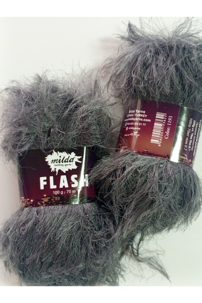 Milda FLASH KAZ TÜYÜ GÖRÜNÜMLÜ TÜYLÜ İP 2 ADET FİYATIDIR