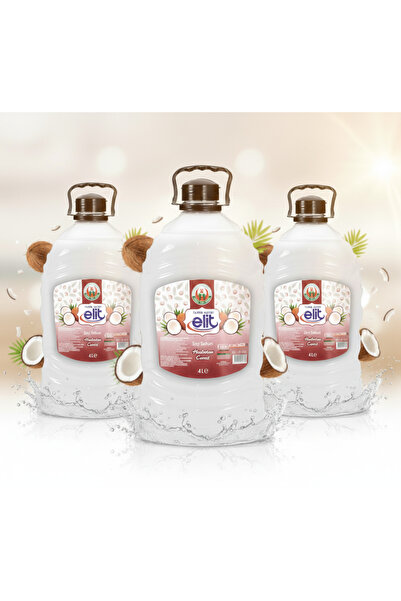Elit Liquid Soap Coconut 4 Lt 3 Pcs
