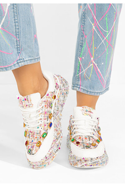 B T Shoes Daneta multicolor platform sneakers