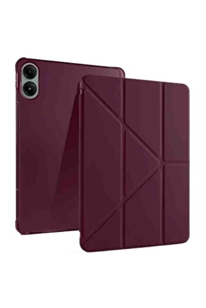 Fuchsia 11.5-Inch Tri-Folding Tablet Case with Pen Compartment and Stand, Com...