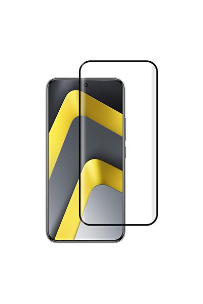 corcishop واقي شاشة منحني الحواف لهاتف Poco M8 Pro 5G، زجاج مقسى غير قابل للك...