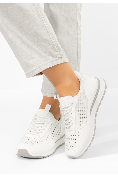 B T Shoes Sneakers dama Zenada albi