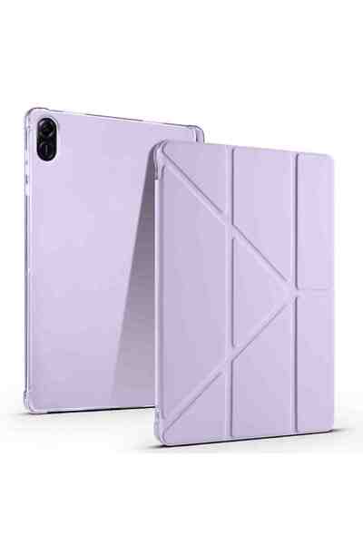 Fuchsia 11.5-Inch Tri-Folding Tablet Case with Pen Compartment and Stand, Com...