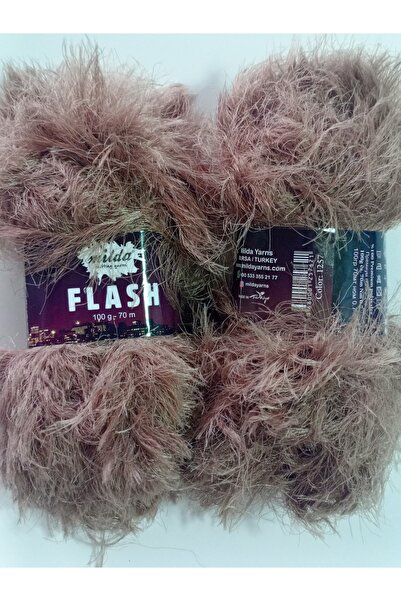 Milda FLASH KAZ TÜYÜ GÖRÜNÜMLÜ TÜYLÜ İP 2 ADET FİYATIDIR