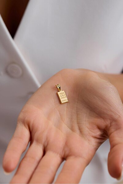 Tufanlar Kuyumculuk 8 Ayar Külçe Altın Kolye Ucu