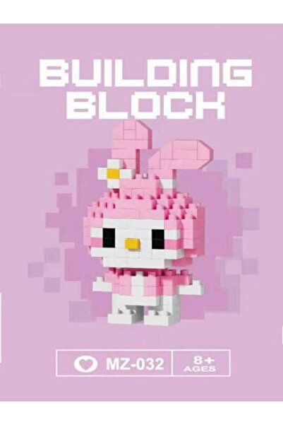 BUILDING BLOCK Bricks Melody Kitty Ailesi Karakter Figürü 3D Yapboz Puzzle Ya...