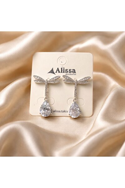 Alissa Accessories ALİSSA VİP XUPİNG KÜPE 14K SİLVER KARARMAZ ALERJİ YAPMAZ