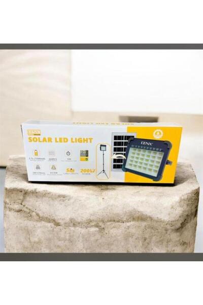 Denx مصباح يدوي مع حامل، يعمل بالطاقة والشحن