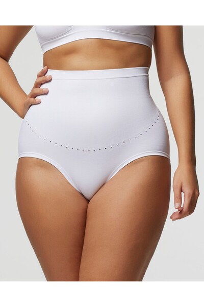 Pompea Comfort Size Microfiber High Waist Shapewear Panties